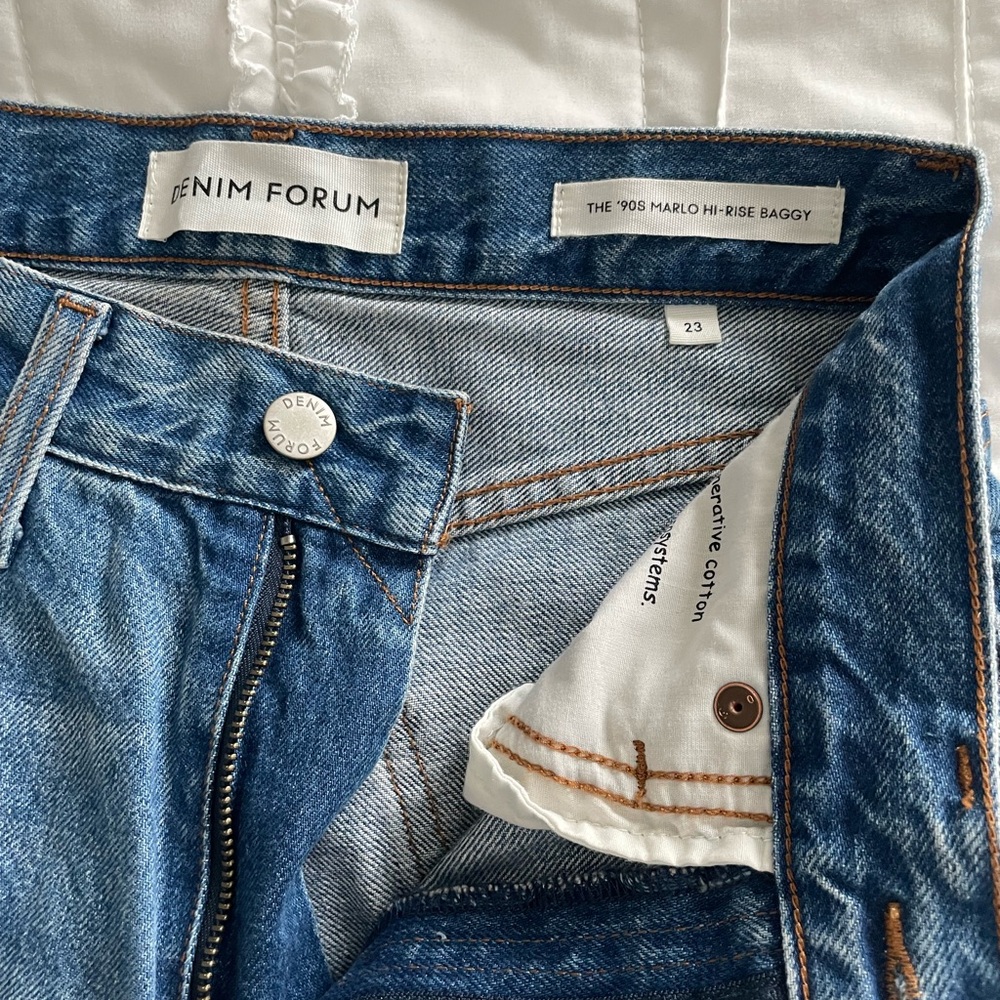 Denim Forum 90s Marlo High Rise Denim - Picture 3 of 5